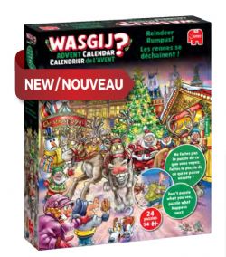 JC25 WASGIJ CALENDRIER DE L'AVENT CASSE-TÊTE 24 X 54 PIÈCES - LES RENNES SE DÉCHAÎNENT ! #70-00773